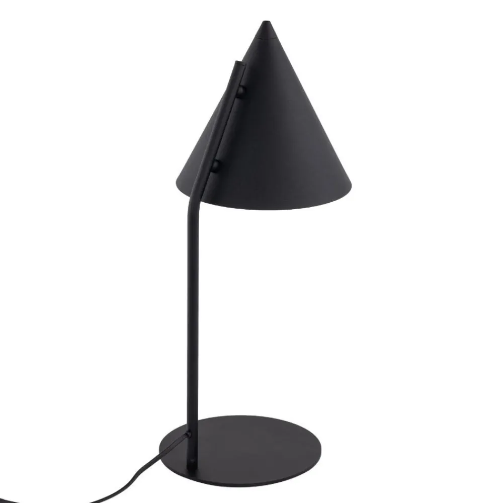 Lampade Da Tavolo-Selezionato da Mazzolaluce Lampada da tavolo cono nero design moderna