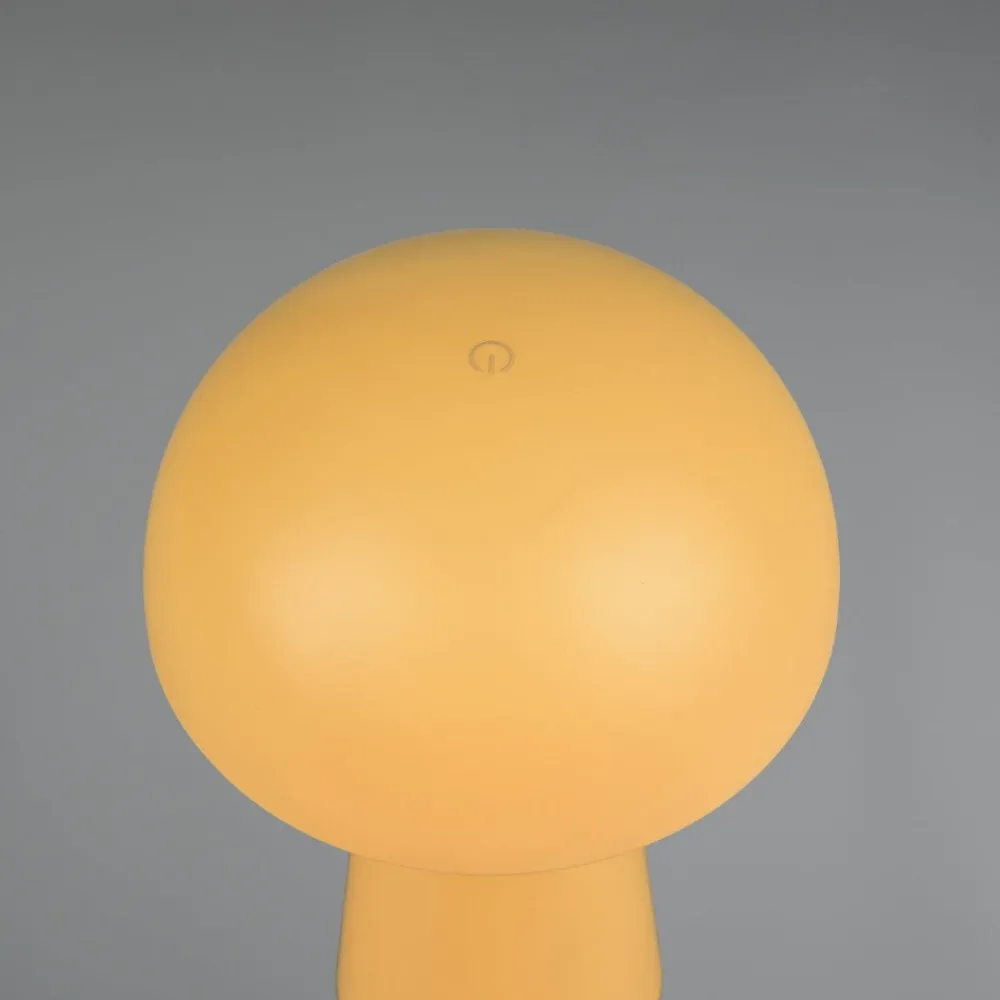 Lampade Da Tavolino Esterno-Selezionato da Mazzolaluce Lampada da tavolo da esterno senza fili giallo per esterni ricaricabile moderna