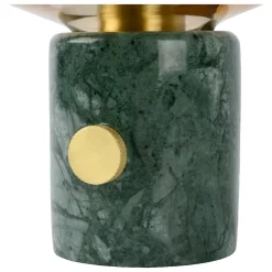 Lampade Da Tavolo-Selezionato da Mazzolaluce Lampada da tavolo design base di marmo verde sfere di vetro