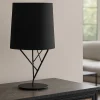 Lampade Da Tavolo-Selezionato da Mazzolaluce Lampada da tavolo design moderna nera per soggiorno