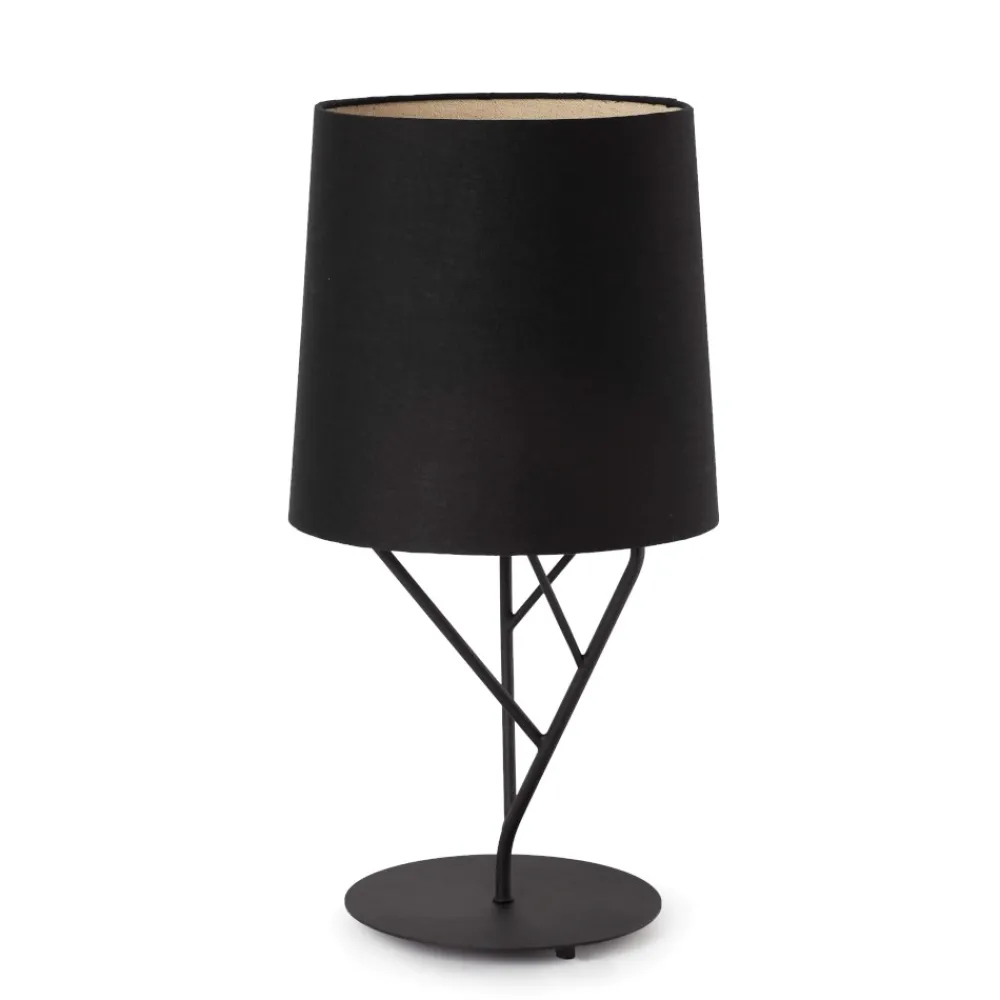 Lampade Da Tavolo-Selezionato da Mazzolaluce Lampada da tavolo design moderna nera per soggiorno