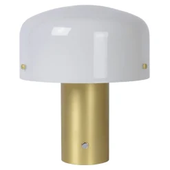 Lampade Da Tavolo-Selezionato da Mazzolaluce Lampada da tavolo design moderna oro vetro bianco touch dimmer