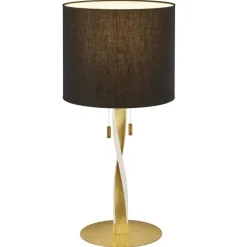 Lampade Da Tavolo-Selezionato da Mazzolaluce Lampada da tavolo design moderna oro nero