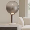 Lampade Da Tavolo-Selezionato da Mazzolaluce Lampada da tavolo design moderna vetro fume