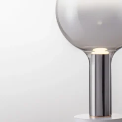Lampade Da Tavolo-Selezionato da Mazzolaluce Lampada da tavolo design moderna vetro fume