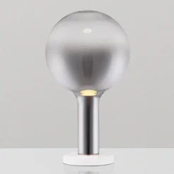 Lampade Da Tavolo-Selezionato da Mazzolaluce Lampada da tavolo design moderna vetro fume
