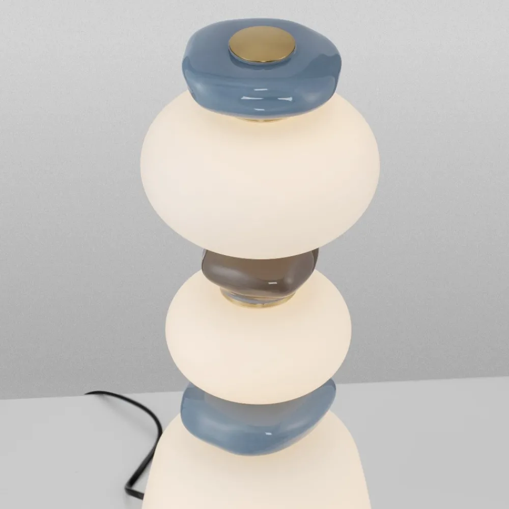 Lampade Da Tavolo-Selezionato da Mazzolaluce Lampada da tavolo design moderna vetro porcellana led 3000k