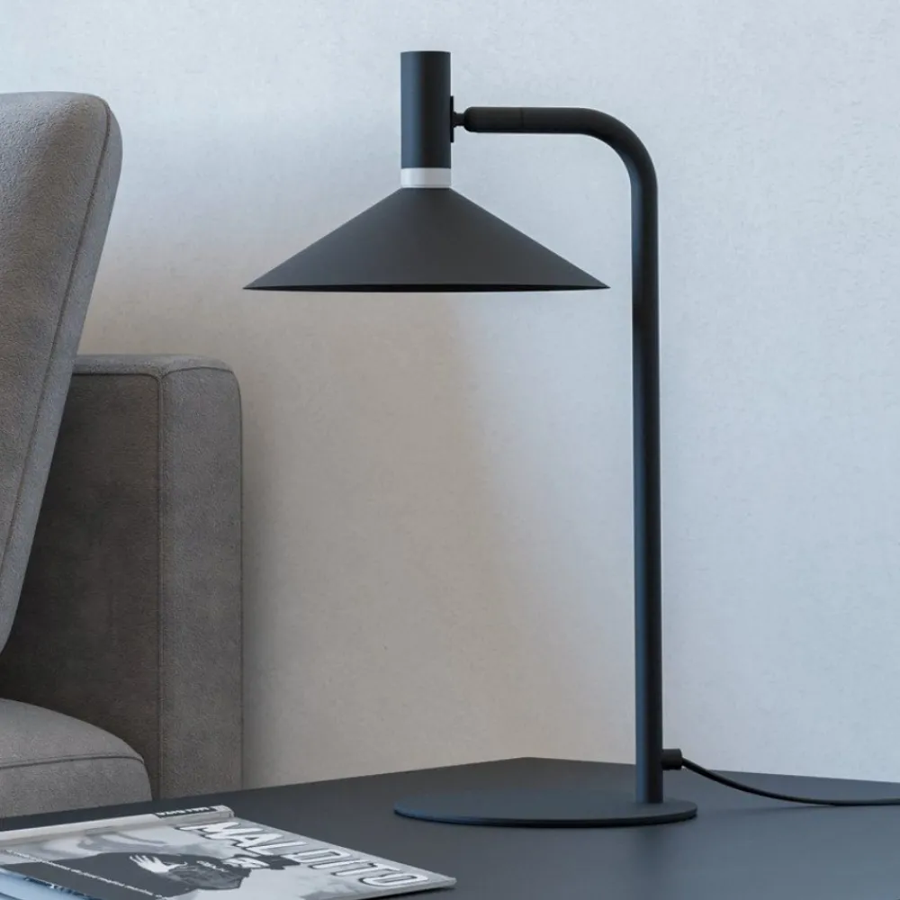 Lampade Da Tavolo-Eglo Lampada da tavolo esglo conomavilla-z nera led rgb 2700k a 6500k controllo remoto app
