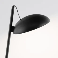 Lampade Da Tavolo-Selezionato da Mazzolaluce Lampada da tavolo flu nera moderna led 3000k dimmerabile