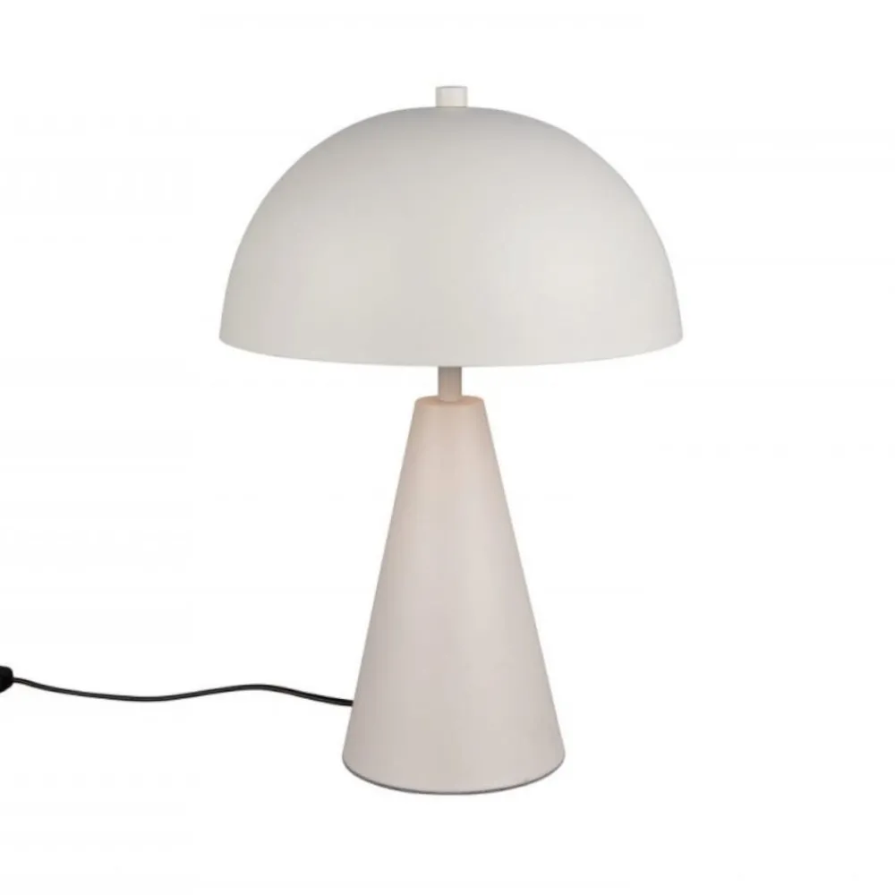 Lampade Da Tavolo-Selezionato da Mazzolaluce Lampada da tavolo grigio chiaro design moderno tonda