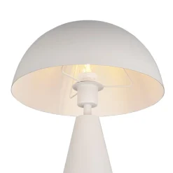 Lampade Da Tavolo-Selezionato da Mazzolaluce Lampada da tavolo grigio chiaro design moderno tonda