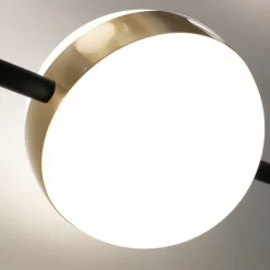 Lampade Da Tavolo-Selezionato da Mazzolaluce Lampada da tavolo led 3000k nero oro stile contemporaneo
