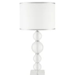 Lampade Da Tavolo-Ondaluce Lampada da tavolo lg tebe per salotto classico cromo