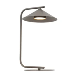 Lampade Da Tavolo-Selezionato da Mazzolaluce Lampada da tavolo marrone design minimal in metallo