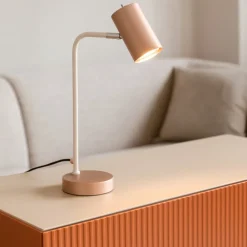 Lampade Da Tavolo-Selezionato da Mazzolaluce Lampada da tavolo moderna marrone orientabile