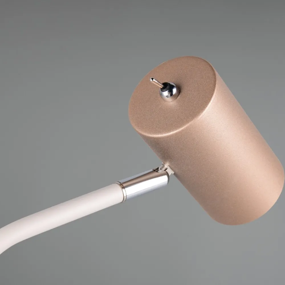 Lampade Da Tavolo-Selezionato da Mazzolaluce Lampada da tavolo moderna marrone orientabile