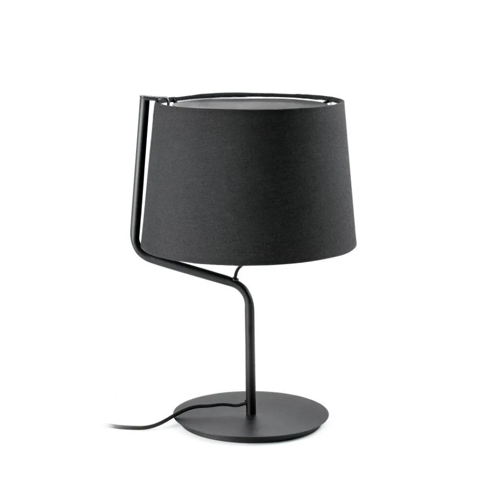 Lampade Da Tavolo-Selezionato da Mazzolaluce Lampada da tavolo moderna nera per soggiorno