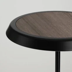 Lampade Da Tavolo-Selezionato da Mazzolaluce Lampada da tavolo moderna nera effetto legno led 3000k