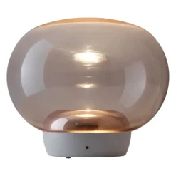 Lampade Da Tavolo-Stilnovo Lampada da tavolo moderna vetro rame le mariee