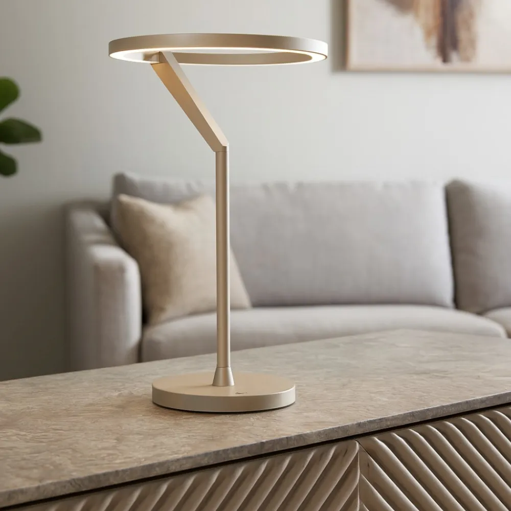 Lampade Da Tavolo-Vivida International Lampada da tavolo moderna vivida meridiana sabbia led 15w 3000k 4000k