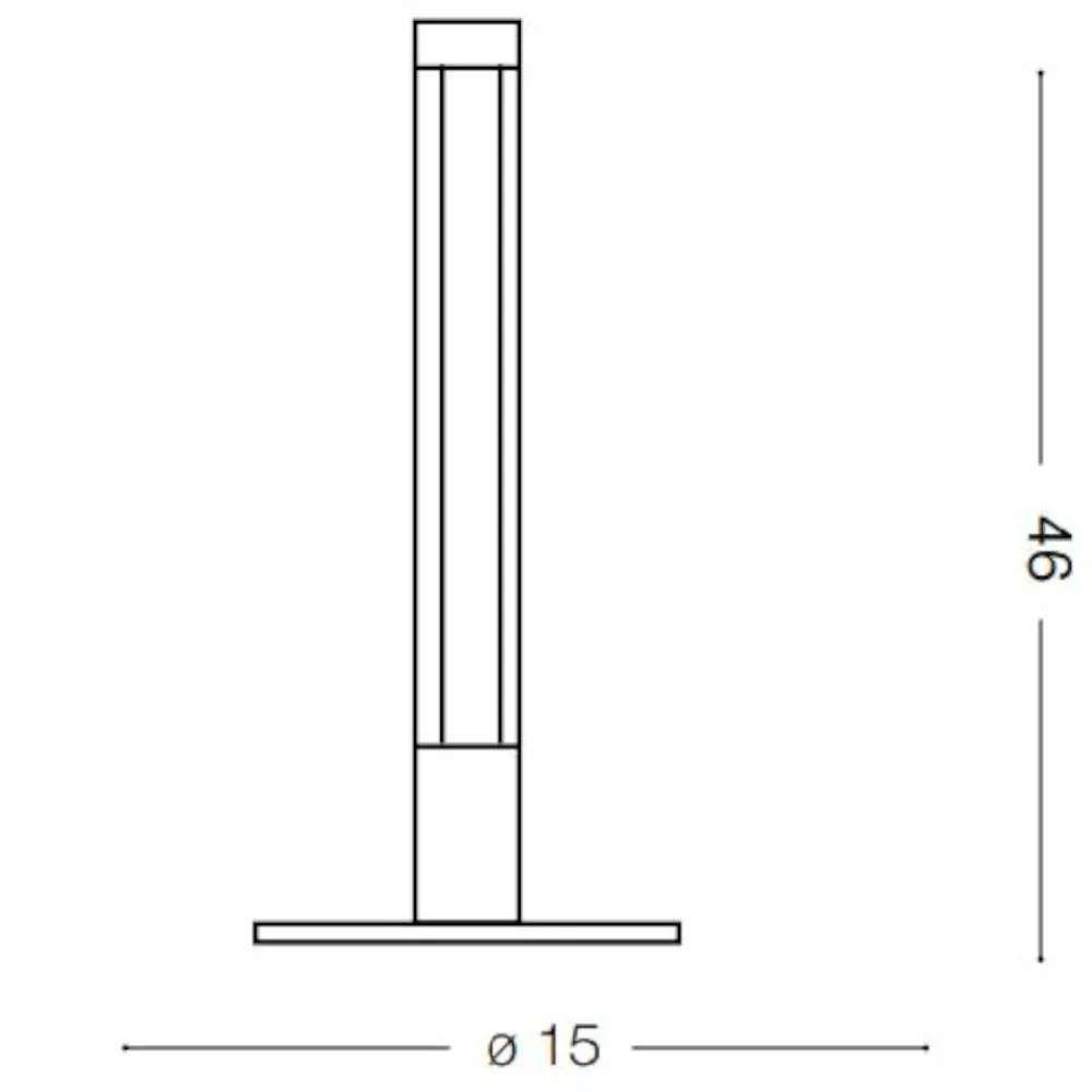 Lampade Da Tavolo-Ideal Lux Lampada da tavolo moderna yoko bianca led 3000k
