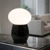 Lampade Da Tavolo-Fabas Luce Lampada da tavolo nera design moderna freddy