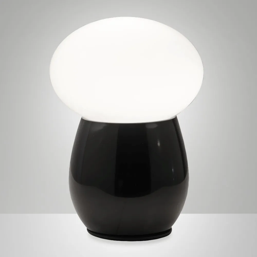 Lampade Da Tavolo-Fabas Luce Lampada da tavolo nera design moderna freddy