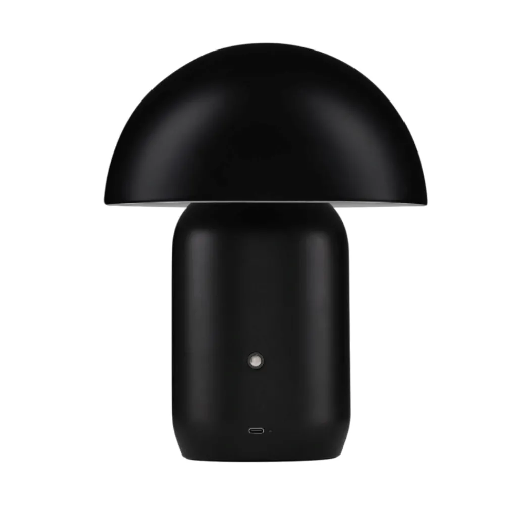 Lampade Da Tavolo-Selezionato da Mazzolaluce Lampada da tavolo nera led 3000k usb ricaricabile