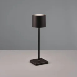 Lampade Da Tavolino Esterno-Selezionato da Mazzolaluce Lampada da tavolo nera portatile senza fili moderna