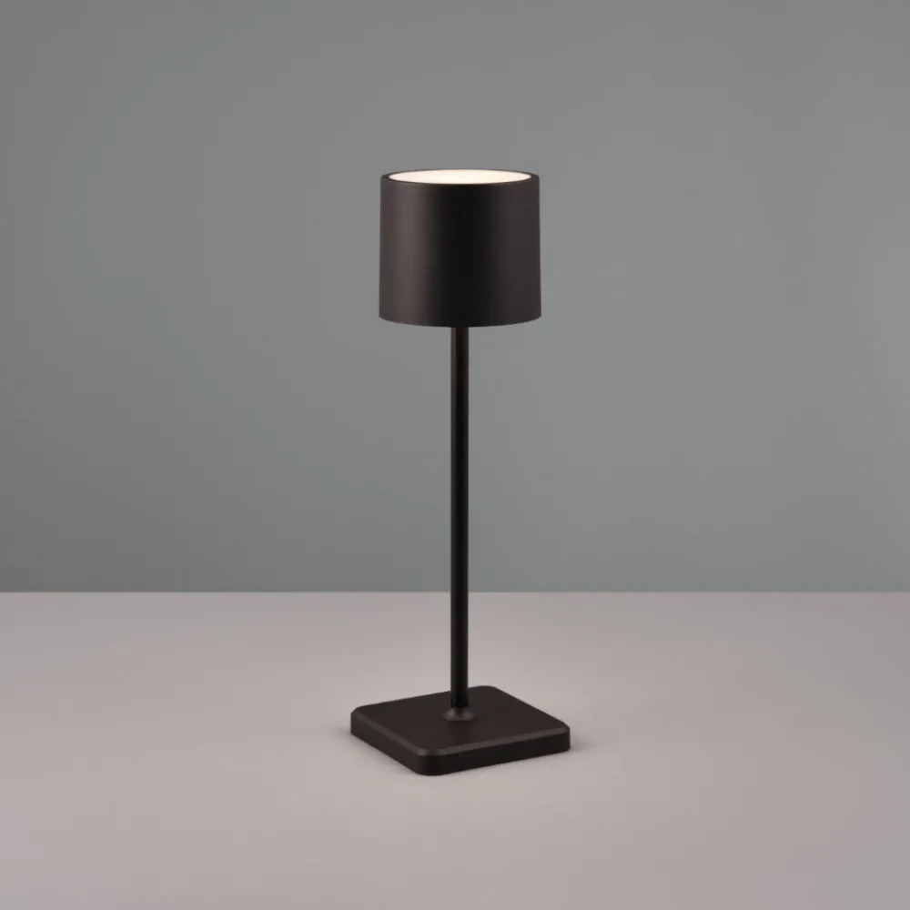 Lampade Da Tavolino Esterno-Selezionato da Mazzolaluce Lampada da tavolo nera portatile senza fili moderna