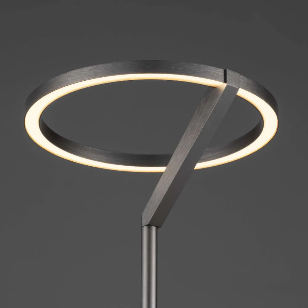 Lampade Da Tavolo-Selezionato da Mazzolaluce Lampada da tavolo nichel design moderna circolare