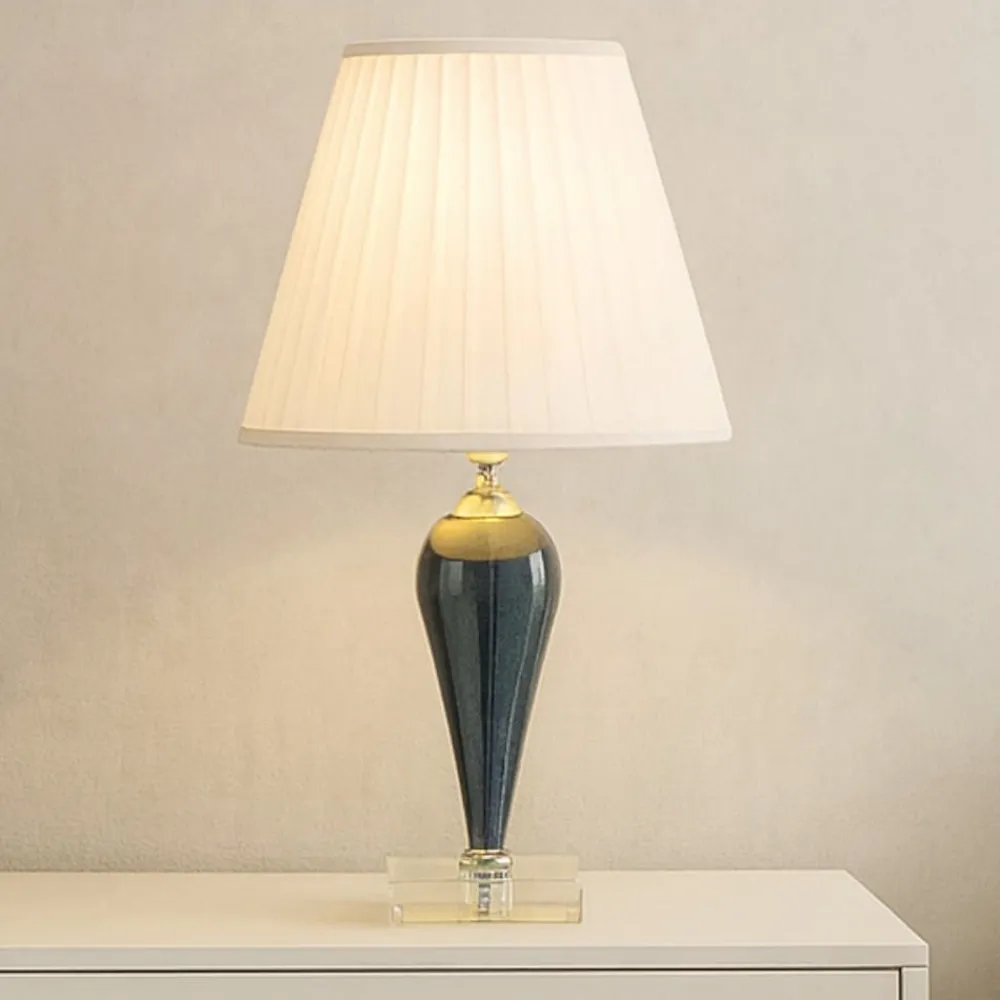 Lampade Da Tavolo-Ondaluce Lampada da tavolo vetro ottanio debussy