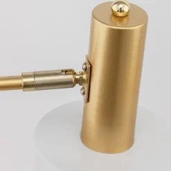 Lampade Da Tavolo-Selezionato da Mazzolaluce Lampada da tavolo orientabile oro bianco per soggiorno