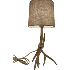 Lampade Da Tavolo-Selezionato da Mazzolaluce Lampada da tavolo per chalet casa montagna di legno