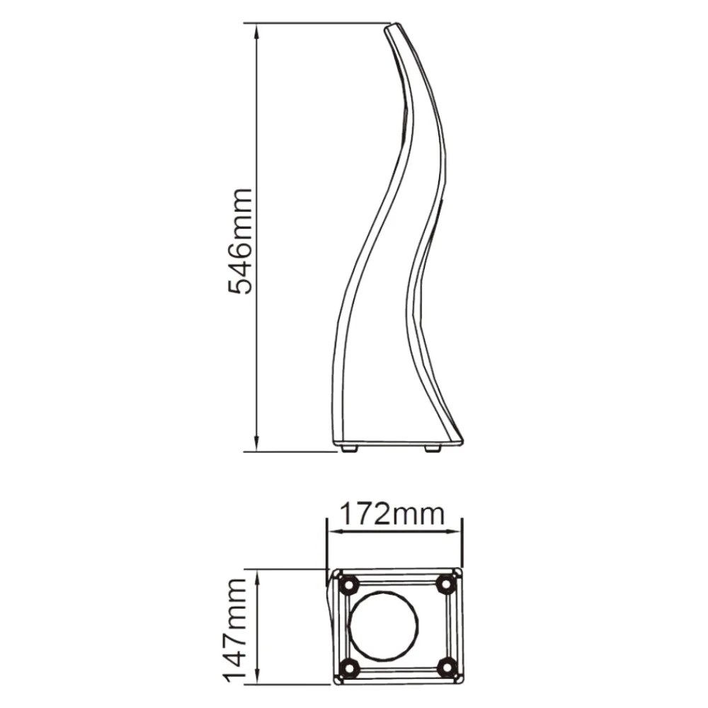 Lampade Da Esterno Giardino-Selezionato da Mazzolaluce Lampada da tavolo per esterno bianca design moderna