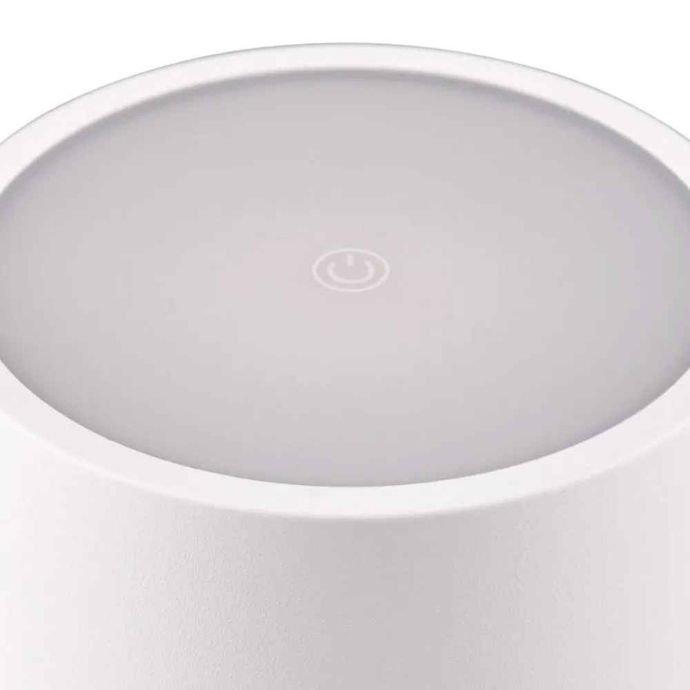 Lampade Da Tavolino Esterno-Selezionato da Mazzolaluce Lampada da tavolo per esterno senza fili bianca led ricaricabile