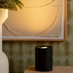Lampade Da Tavolo-Selezionato da Mazzolaluce Lampada da tavolo per illuminare quadro parete colore nero