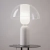 Lampade Da Tavolo-Selezionato da Mazzolaluce Lampada da tavolo per salone moderna bianca in metallo e ceramica
