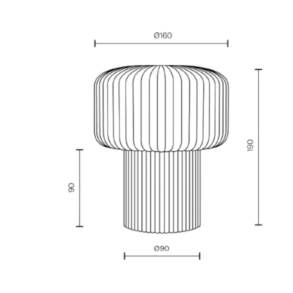 Lampade Da Tavolo-Maytoni Lampada da tavolo per soggiorno omaggio a fungo ceramica e vetro