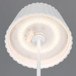 Lampade Da Tavolino Esterno-Selezionato da Mazzolaluce Lampada da tavolo portatile bianca ricaricabile led 3000k