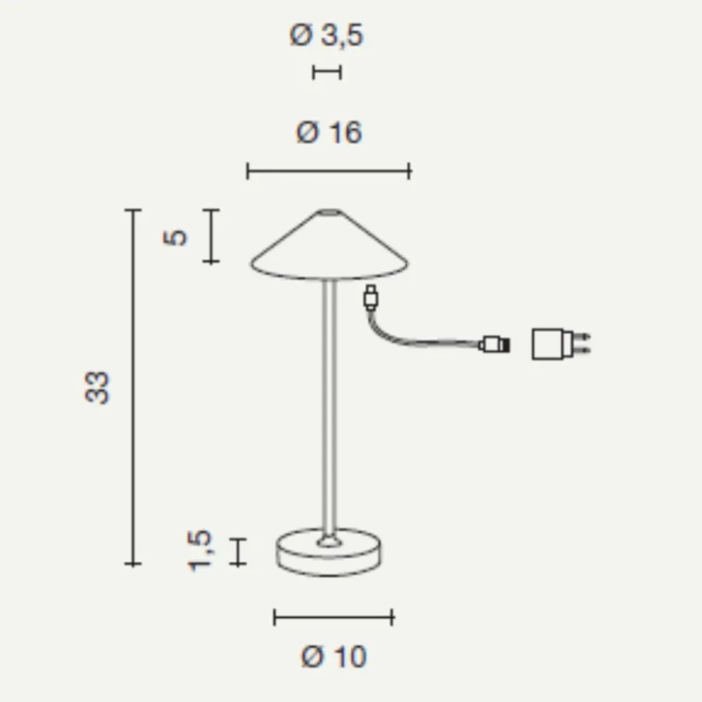 Lampade Da Tavolino Esterno|Lampade Da Tavolo-Ondaluce Lampada da tavolo salvia senza fili led 3w 3000k lt moon fp