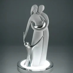 Soprammobili Moderni-Bongelli Preziosi Lampada da tavolo statuina led famiglia