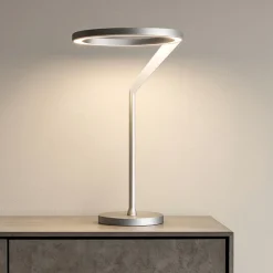 Lampade Da Tavolo-Vivida International Lampada da tavolo titanio led 15w 3000k 4000k dimmerabile vivida meridiana