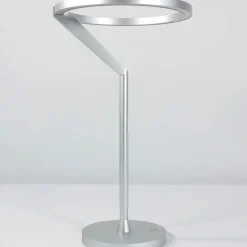 Lampade Da Tavolo-Vivida International Lampada da tavolo titanio led 15w 3000k 4000k dimmerabile vivida meridiana