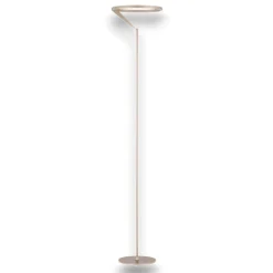 Lampade Da Terra-Selezionato da Mazzolaluce Lampada da terra a piantana moca caffe moderna led 26w 3000k biemissione