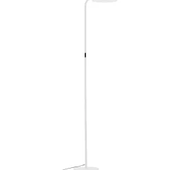 Lampade Da Terra-Selezionato da Mazzolaluce Lampada da terra bianca moderna luce orientabile 30w 3000k