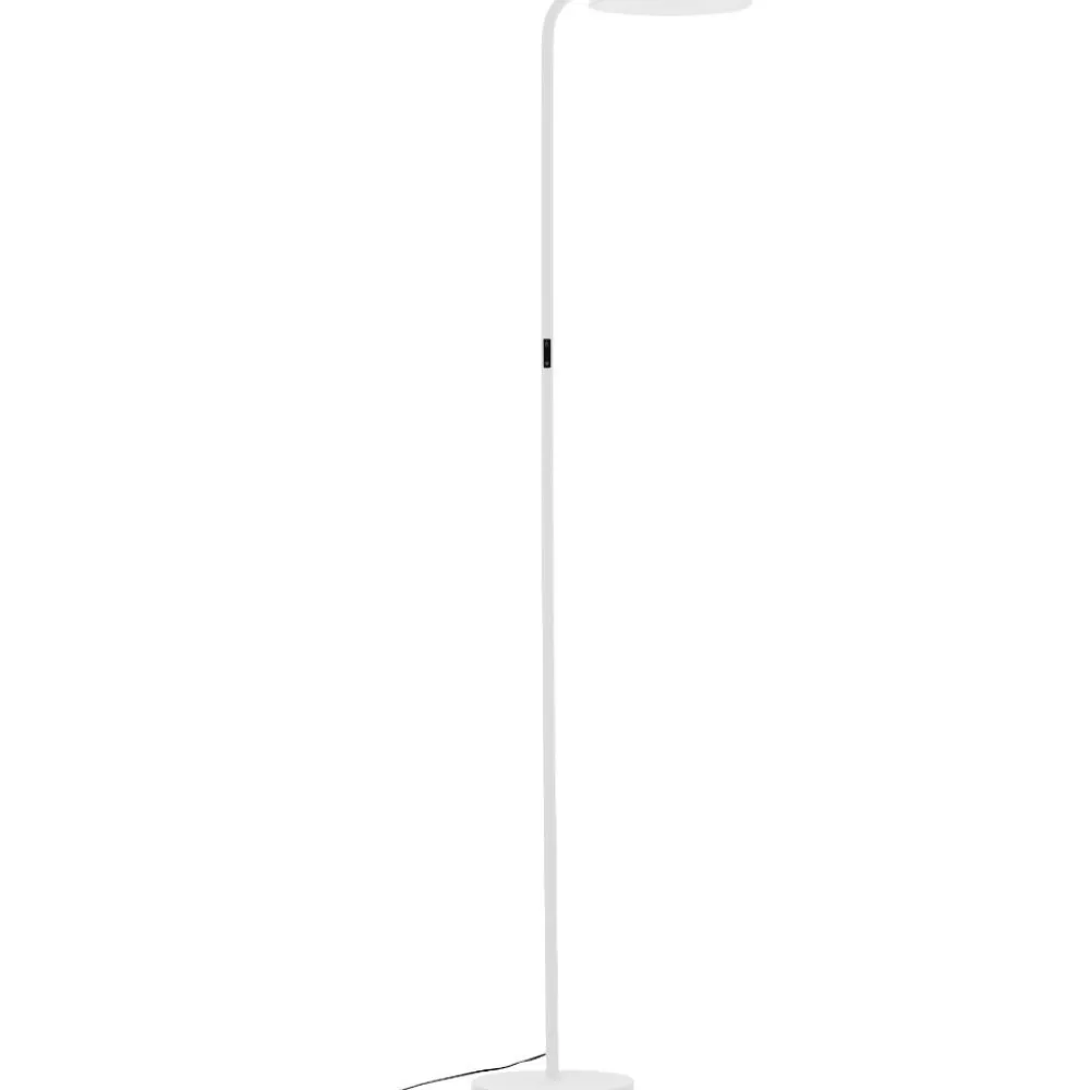 Lampade Da Terra-Selezionato da Mazzolaluce Lampada da terra bianca moderna luce orientabile 30w 3000k