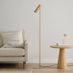 Lampade Da Terra-Selezionato da Mazzolaluce Lampada da terra bronzo elegante orientabile