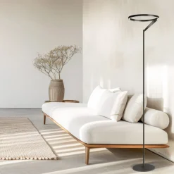 Lampade Da Terra-Vivida International Lampada da terra bronzo moderna led 27w 3000k 4000k vivida meridiana