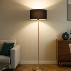 Lampade Da Terra-Selezionato da Mazzolaluce Lampada da terra colore oro per camera da letto